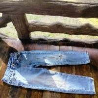 ราคา กางเกงยูนิโคล่ UNIQLO kids สำหรับเด็ก สียีนส์ผ้านิ่ม ✅Size 120 cm. (22262971595)