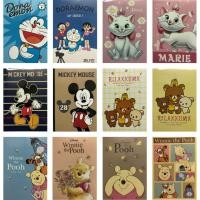 ราคา สมุดโน๊ตปกอ่อนอาร์ตมันลายการ์ตูนน่ารัก ขนาดใหม่ ขนาด 10.5 x 14.9 ซม. (23920924420)