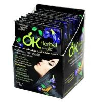 ราคา เก็บเงินปลายทาง ✅แท้ 100% แชมพูปิดผมขาว OK Herbal 1กล่อง บรรจุ12ซอง (1106187300)