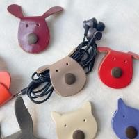 ราคา (พร้อมส่ง)ที่รัดสายชาร์จ ที่รัดสายหูฟัง ที่เก็บสายหูฟัง หนังแท้ หนังวัวแท้ฟอกสี (4568228343)