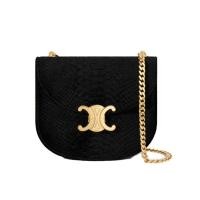 ราคา กระเป๋าสตรี CELINE พรีเซลล์ยุโรป BESACE CLEA กระเป๋าสะพายสีดำ/กระเป๋าสะพายโซ่ crossbody (24169503032)