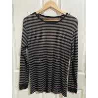ราคา - UNIQLO HEATTECH แท้% เสื้อลายทางสีน้ำตาล“อก42-46 ยาว28 วงแขวน10 แขนยาว25“ผ้าตอทตอน+โพลีเอส+สเปนเดก (27113919118)