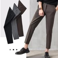 ราคา กางเกงขายาว กางเกงสแลคผู้ชาย สไตล์เกาหลี รูปทรงเนียน แฟชั่นสำหรับผู้ชาย ลำลองใส่สบาย กระบอกเล็ก กางเกงสแล็ค ชาย K1458 (24427246956)