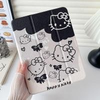 ราคา เคสป้องกัน iPad หมุนได้ 360 องศาAir3/4/5/6 10.9 10.5 2022 Air5 Air4 gen 10 น่ารัก Hello Kitty triple iPad 7th/8th/9th 10.2 Air3 Pro2017 10.5 gen5 gen6 mini 6 พร้อมปากกาSlo (26865853790)