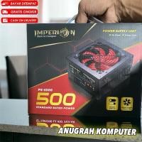 ราคา Gaming POWER SUPPLY UNIT IMPERION 500WATT PS-S500 Standard ATX PSU 500W (29306227306)