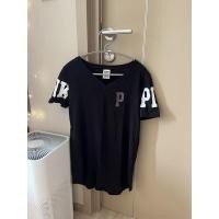 ราคา เสื้อยืด Pink Victoria Secret เสื้อยืดสีดำ เสื้อยืดคอวี (21908599313)