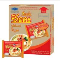 ราคา บะหมี่กึ่งสำเร็จรูป ซือดะ Instant noodles SERDA 60กรัมx30ซอง (29910882278)