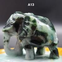 ราคา ช้างหยก ช้างมงคล หยกแท้ หยกพม่า ( A13) (10561487977)