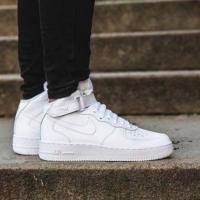 ราคา ♞,♘,♙รองเท้า Nike Air Force 1 High Mid White/Black Men พร้อมส่ง (24027463975)