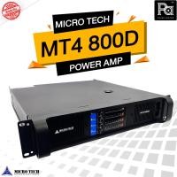ราคา MICRO TECH MT4 800D POWER AMP 4 CH x 800W. เพาเวอร์แอมป์ 4 ชาแนล ติดแร็คได้ MT4-800D MT-4 800D 800วัตต์ x4 แชลแนล คลาสดี (20871158168)