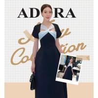 ราคา เดรสไปงานสีขาวดำ ชุดเดรสไปงาน งานป้าย Adora (26701952830)
