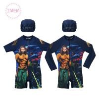 ราคา ชุดว่ายน้ำ เด็กชาย AQUAMAN อควาแมน ลิขสิทธ์แท้ แถมหมวก และ ถุงใส่ชุด ชุดว่ายน้ำเด็ก ชุดว่ายน้ำเด็กชาย Swimwear (8584508226)