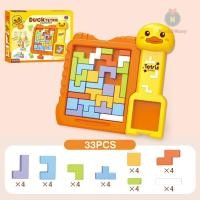 ราคา พร้อมส่ง บล็อก ตัวต่อ Duck tetris เล่นง่ายของเล่นเสริมพัฒนาการ บล็อกตัวต่อของเล่นเด็ก (28463492566)
