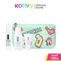 ราคา Clinique Gift Set [VC2E-90-6221] 3Items + Bag เซทผลิตภัณฑ์ดูแลผิวหน้า 3ชิ้น พร้อมกระเป๋าสีเขียว. (29303268245)