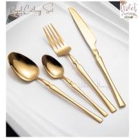 ราคา Violet Flamingo ชุดช้อนส้อมมีดและช้อนขนม ช้อนส้อมสแตนเลส สวยหรู มาพร้อมกล่องสีดำ เรียบหรู (20070778280)