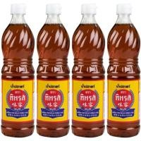 ราคา น้ำปลา 4 ขวด น้ำปลาตราทิพรส 700ml. x 4 ขวด ของแท้ 100% (29562508319)