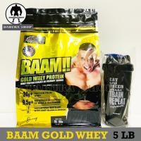 ราคา BAAM GOLD WHEY PROTEIN 5 LB เวย์โปรตีน เพิ่มกล้ามเนื้อ ลดไขมัน (22857798543)