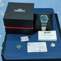 ราคา นาฬิกา TISSOT PRX POWERMATIC 80 Blue 40 mm [ มือสอง + ใส่ใช้งาน 1 ครั้ง ] (22849100632)