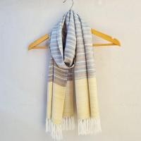 ราคา ผ้าพันคอ/ผ้าคลุมไหล่ ผ้าฝ้ายทอมือ ย้อมสีธรรมชาติ (23628108466)