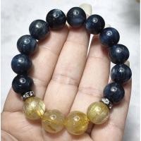 ราคา หินไคยาไนท์+ไหมทอง ขนาด 12-12.5มิล (10027556622)