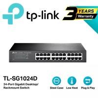 ราคา SWITCH HUB (สวิตซ์ฮับ) TP-LINK (TL-SG1024D) 24 PORTS GIGABIT PORT 10/100/1000Mbps (23545739099)