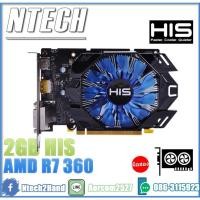 ราคา VGA (การ์ดจอ) HIS AMD R7 360/2GB PCIe (D5,HDMI) iCooler (9820864753)