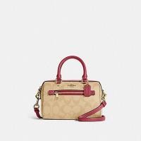 ราคา MeBrandOutlet COACH MINI ROWAN CROSSBODY IN SIGNATURE CANVAS (COACH C9947) งานแท้% งานหิ้วจาก Shop & Outlet USA (23623675817)