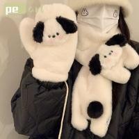 ราคา ถุงมือตุ๊กตา ไข่มุก ถุงมือฤดูหนาวที่อบอุ่นนุ่มถุงมือการ์ตูนสีขาวปุย โปชาโค หนาผู้หญิง (28115719028)