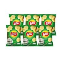 ราคา เลย์มันฝรั่งแท้ทอดกรอบรสโนริสาหร่าย 40 กรัม 1 แพ็ค 6 ซอง (23769904019)