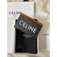 ราคา ของแท้100% มือสอง กระเป๋าใส่บัตร Celine canvas card holder (11594800647)