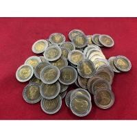 ราคา เหรียญ 10 บาทสองสี 60 ปีครองราช สภาพไม่ผ่านการใช้งาน (21160454862)
