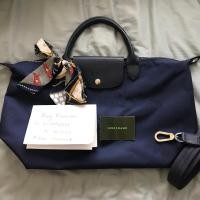 ราคา Longchamp Neo สี navy ไซส์ M แท้ % สีน้ำเงิน (1422918181)