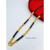 ราคา SC030 สร้อยเชือกร่ม 4 มิล งานทอง ไมคอน แต่งลาย งานปราณีต ทอง แขวนพระ 5 องค์ สร้อยผู้ชาย สร้อยแขวนพระ สร้อยเชือกร่ม สร้อย (3453408906)