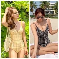 ราคา ชุดว่ายน้ำสีเหลือง ชุดว่ายน้ำสีดำ วันพีช ชุดว่ายน้ำเซ็กซี่ วันพีชสีเหลือง ชุดว่ายน้ำเกาหลี วันพีชสีดำ (2211293609)