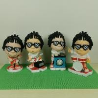 ราคา งานเก่า โก๋แก่นักดนตรี กระปุกดก๋แก่เล่นดนตรี เซ็ต 4ตัว (29456037869)