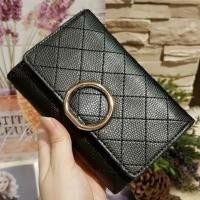 ราคา CHARLES & KEITH QUILTED WALLET กระเป๋าสตางค์ใบสั้น (698458088)
