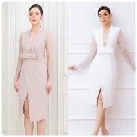 ราคา Luxe #เดรสสีขาว #เดรสลูกไม้สีขาว #เดรสลูกไม้ #เดรสออกงานสีขาว #เดรสสีขาวยาว #เดรสสีครีม (18371251021)