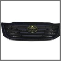 ราคา *ส่งด่วน* หน้ากระจัง TOYOTA HILUX VIGO CHAMP ปี 2011-2015 สีดำด้าน โลโก้ทอง * (22183063285)