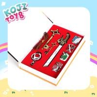 ราคา ชุดเซ็ต เข็มกลัดและพวงกุญแจโมเดลดาบ ไททัน Attack on Titan (พร้อมส่ง) (7346415800)