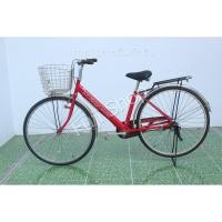 ราคา จักรยานแม่บ้านญี่ปุ่น - ล้อ 27 นิ้ว - ไม่มีเกียร์ - สีแดง [จักรยานมือสอง] (18441625687)