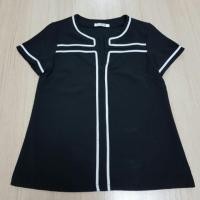 ราคา เสื้อสีดำ ขลิบขาว (45590099)