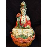 ราคา พร้อมส่ง เจ้าแม่กวนอิม ไต่ซีจีผ่อสัก พระมหาสถามปราบถ์โพธิสัตว์ เซลามิกขนาด18 นิ้ว观音菩萨 (9602013246)