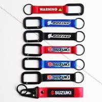 ราคา พร้อมส่งจากไทย พวงกุญแจผ้าซิ่ง พวงกุญแจ งานสกรีน สไตล์ JDM ญี่ปุ่น พวงกุญแจรถมอเตอร์ไซค์ V.34 (24452048586)