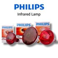 ราคา Philips หลอดไฟความร้อนอินฟราเรด 100w, 150w, 250w (29704352733)
