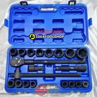 ราคา ชุดบล็อก 6หุน SMART 21 ชิ้น/ชุด [ CR-MO ] บล็อกดำ สมาร์ท บล้อก 3/4 ชุดบล็อกลม ลูกบล็อก 6 หุน ชุดบล้อก6หุน 3/4" หกหุน ตัว (16894563988)