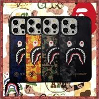 ราคา Bape ลายพรางปากฉลามป้ายกระจกเคสโทรศัพท์เหมาะสําหรับIPhone16 16Pro 16ProMax 16Plus 15 15Pro 15ProMax 14ProMax 14Pro 13 13Pro 13PM 12 12P 12PM 11Pro 11PM 7 15Plus (26759796878)