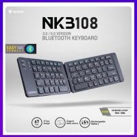 ราคา Nubwo NKB-108 Bluetooth Keyboard 67Keys คีย์บอร์ดบลูทูธ คีย์บอร์ดพับได้ไร้สาย (25320248526)