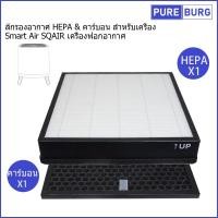 ราคา Smart Air SQAIR เครื่องฟอกอากาศ ส้กรองอากาศ HEPA & คาร์บอน สำหรับเครื่อง (28650147529)