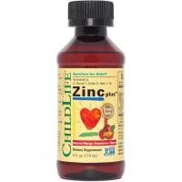 ราคา ChildLife Essentials, Essentials, Zinc Plus, Natural Mango Strawberry , 4 fl oz (118 ml) (29510583585)