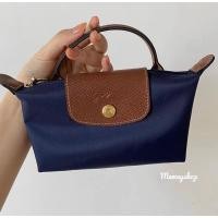 ราคา LONGCHAMP LE PLIAGE ORIGINAL Pouch with handle สีNavy (19180580753)